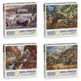 Set of 4 Ted Blaylock Jigsaw Puzzles