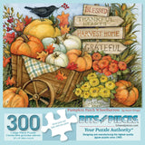 Pumpkin Patch Wheelbarrow Jigsaw Puzzle