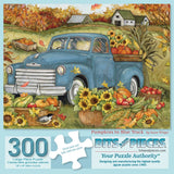 Pumpkins In Blue Truck Jigsaw Puzzle