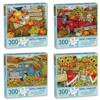 Set of 4 Susan Winget Jigsaw Puzzles