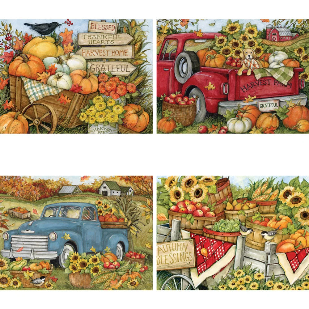 Set of 4 Susan Winget Jigsaw Puzzles