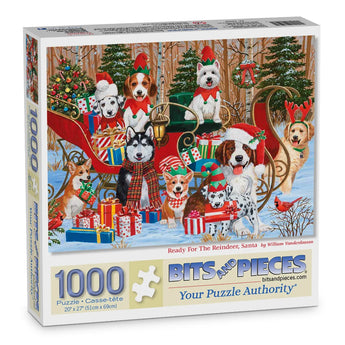 Ready For The Reindeer Santa Jigsaw Puzzle