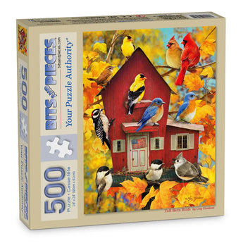Fall Barn Birds Jigsaw Puzzle