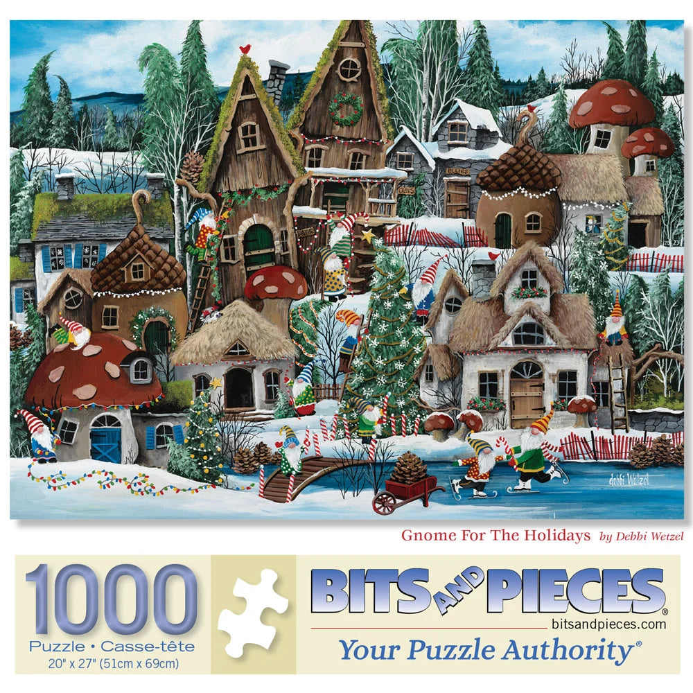 Gnome For The Holidays Jigsaw Puzzle | Bits and Pieces Gnome For The Holidays Jigsaw Puzzle | Bits and Pieces