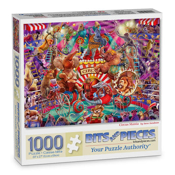 Circus Mania Jigsaw Puzzle | Bits and Pieces Circus Mania Jigsaw Puzzle | Bits and Pieces