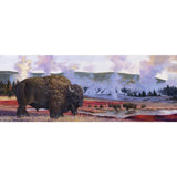 Yellowstone Bison Panoramic Jigsaw Puzzle
