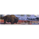 Yellowstone Bison Panoramic Jigsaw Puzzle
