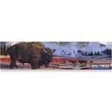 Yellowstone Bison Panoramic Jigsaw Puzzle