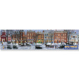 Winter Shopping Panoramic Jigsaw Puzzle