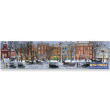 Winter Shopping Panoramic Jigsaw Puzzle