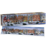 Winter Shopping Panoramic Jigsaw Puzzle