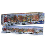 Winter Shopping Panoramic Jigsaw Puzzle