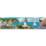 Seacoast Serenity Panoramic Jigsaw Puzzle