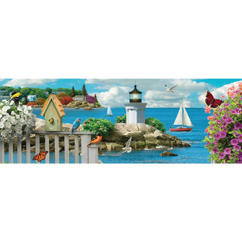 Seacoast Serenity Panoramic Jigsaw Puzzle
