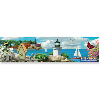 Seacoast Serenity Panoramic Jigsaw Puzzle
