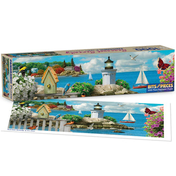 Seacoast Serenity Panoramic Jigsaw Puzzle