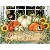 Pumpkin Window Basket Jigsaw Puzzle