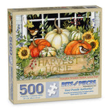 Pumpkin Window Basket Jigsaw Puzzle