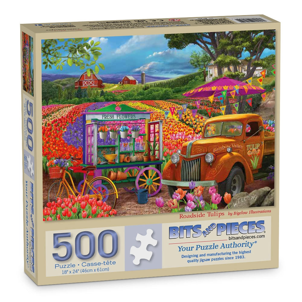 TULIPページ Roadside Tulips Jigsaw Puzzle | Bits and Pieces