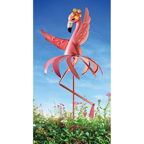 Dancing Flamingo Wind Spinner