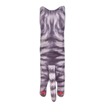 Cat Hand Towel Gray Tabby