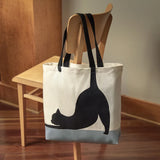 Canvas Cat Tote