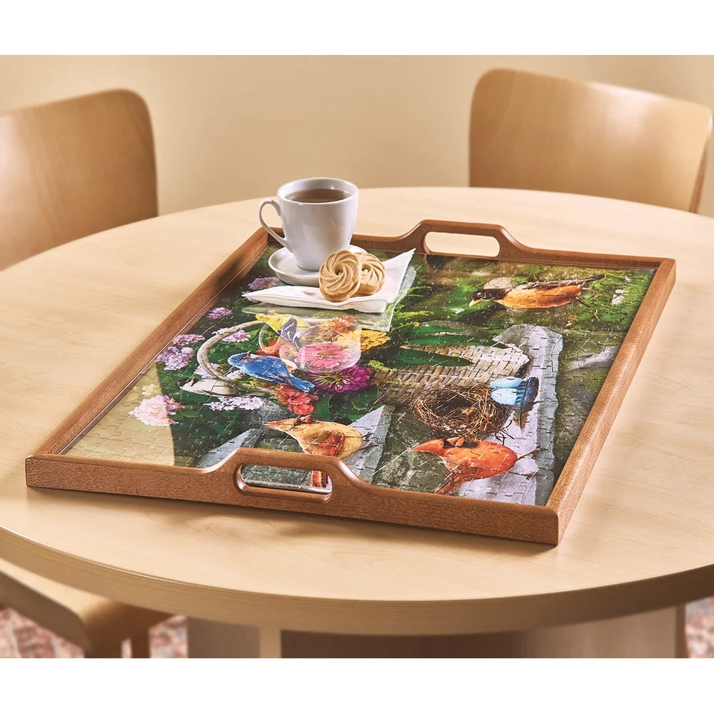 Peaceful Puzzle Serving Tray
