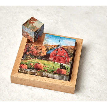Four Seasons Wooden Block Tray Puzzles