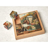 Four Seasons Wooden Block Tray Puzzles