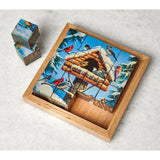 Four Seasons Wooden Block Tray Puzzles