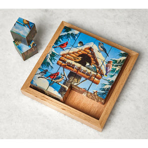 Four Seasons Wooden Block Tray Puzzles