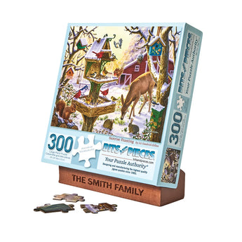 Personalized Puzzle Box Lid Holder | Bits and Pieces