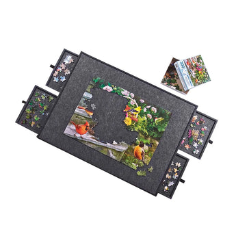 Felt Puzzle Plateau Board and Organizer