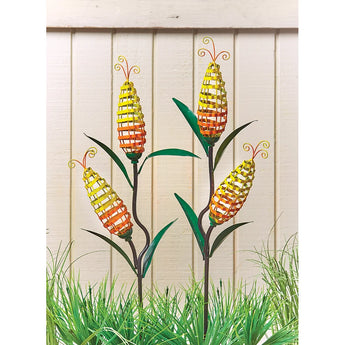 Fall Harvest Corn Yard Stake