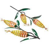 Fall Harvest Corn Yard Stake