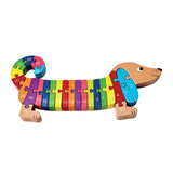 Dachshund ABC-123 Reversible Puzzle
