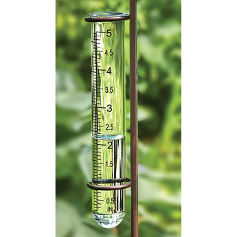 Artisan Metal Bird Rain Gauge
