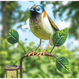 Artisan Metal Bird Rain Gauge