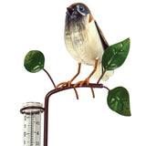 Artisan Metal Bird Rain Gauge
