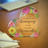 Acrylic Heart Desktop Gift