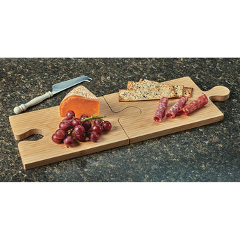 Puzzle Piece Wine & Cheese Board 2-Piece Set