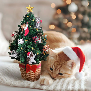 Mini Meowy Christmas Pop-Up Card