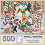 A Purrr fect Snowman Jigsaw Puzzle