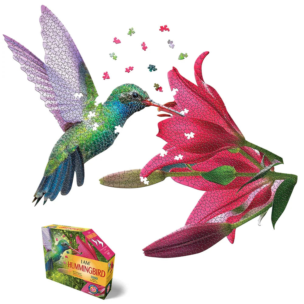 I Am Hummingbird Shaped 1000 Piece Puzzle | Bits and Pieces