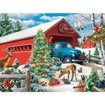 Christmas Bridge Jigsaw Puzzle Cover