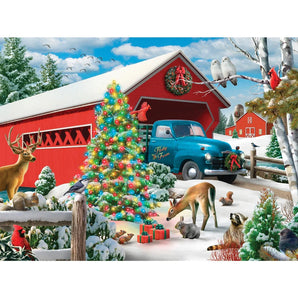 Christmas Bridge Jigsaw Puzzle Cover