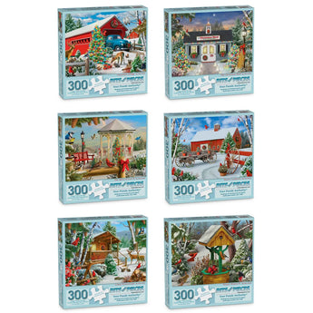 Set of 6  Alan Giana Jigsaw Puzzles