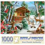 Cabin Winterscape Jigsaw Puzzle
