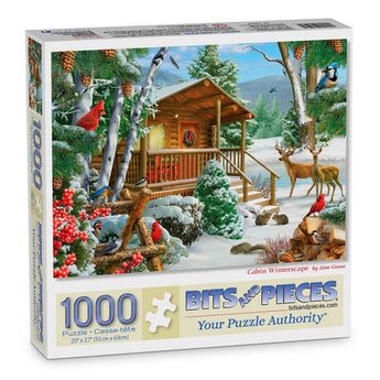 Cabin Winterscape Jigsaw Puzzle