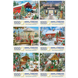 Set of 6  Alan Giana Jigsaw Puzzles